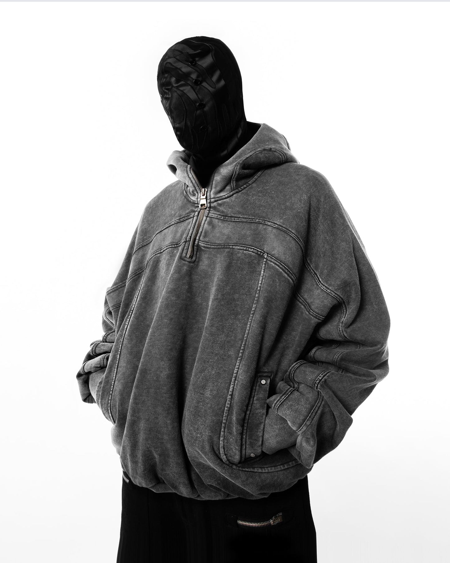 Classic Balaclava Half Zip Hoodie