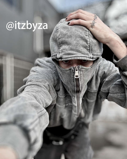 Classic Balaclava Half Zip Hoodie