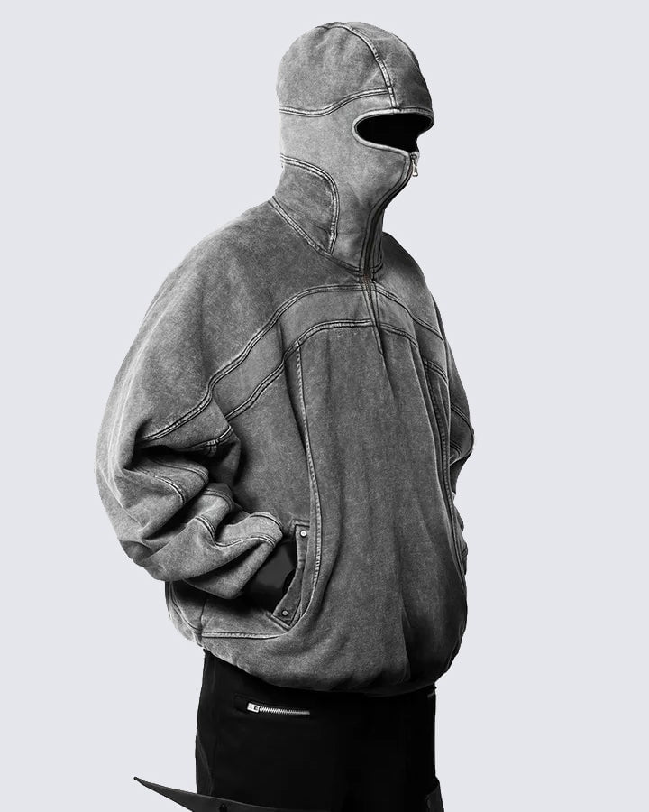 Classic Balaclava Half Zip Hoodie