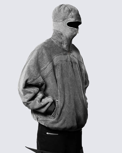 Classic Balaclava Half Zip Hoodie