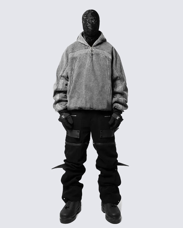 Classic Balaclava Half Zip Hoodie