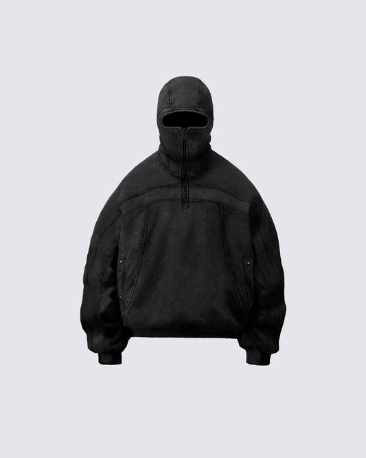 Classic Balaclava Half Zip Hoodie