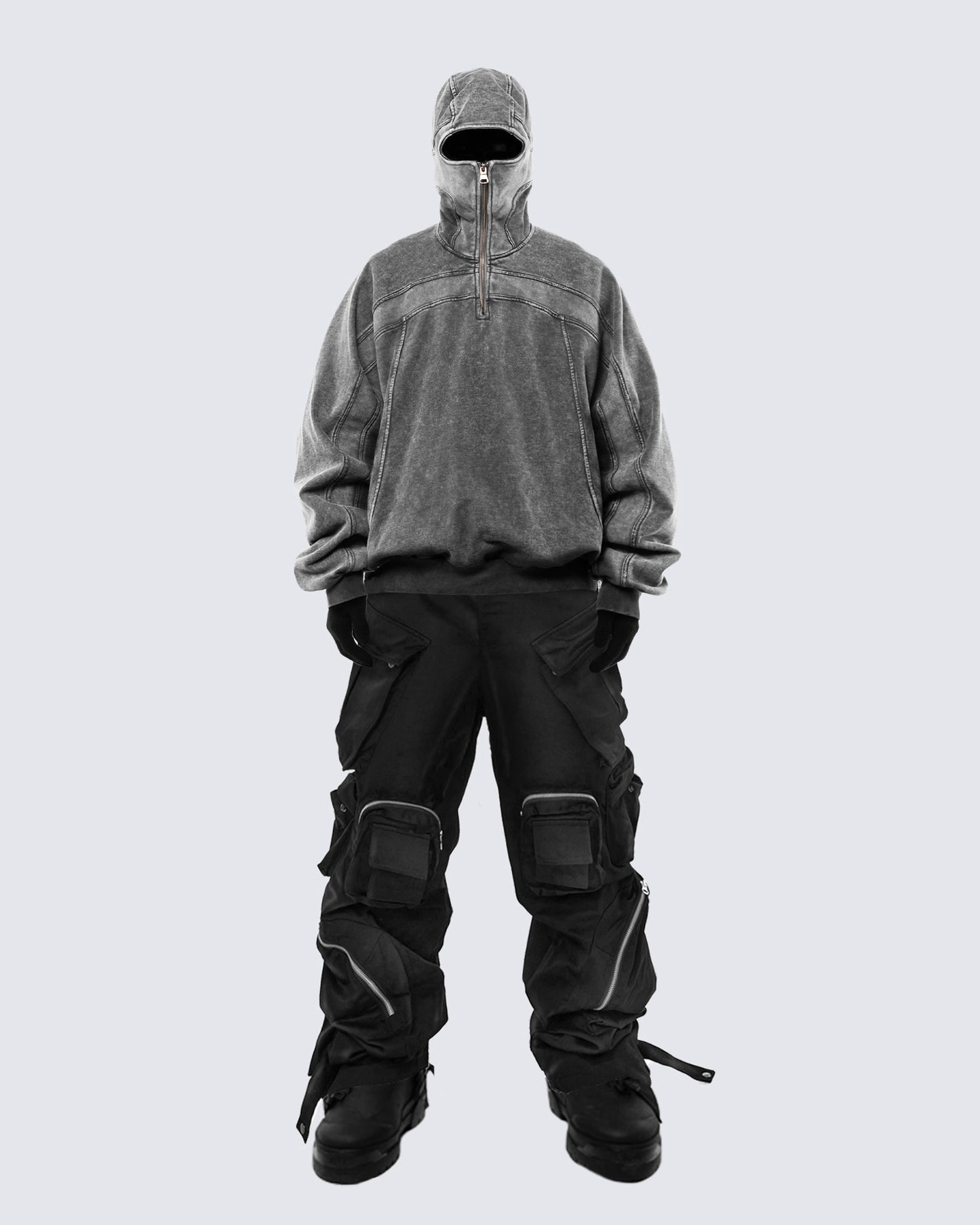 Classic Balaclava Half Zip Hoodie
