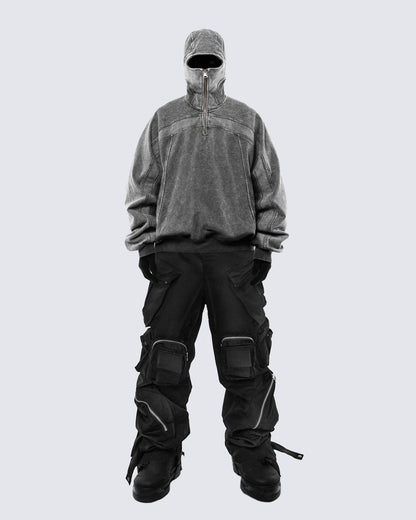 Classic Balaclava Half Zip Hoodie